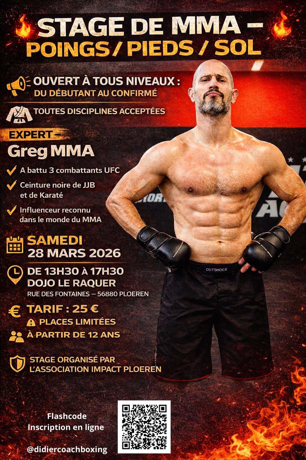 Greg MMA - Affiche